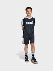adidas Originals Black 3 Stripe Shorts - Image 3 of 6