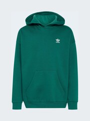 adidas Originals Green Loose Fleece Kids Hoodie - Image 6 of 6