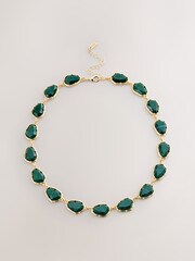 Green Jewel Stone Necklace - Image 1 of 3