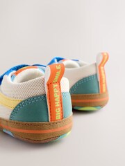 Blue Touch Fastening Baby Skate Trainers (0-2mths) - Image 4 of 5