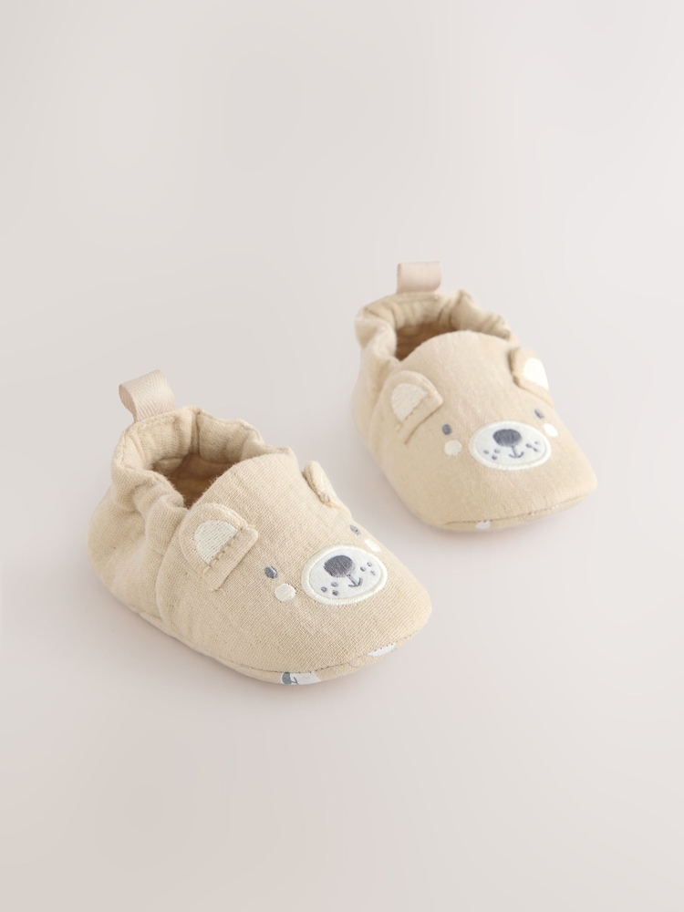 Neutral Bear Slip-On Baby Shoes (0-18mths) - Image 1 of 5 Neutral Bear Slip-On Baby Shoes (0-18mths) - Image 1 of 5