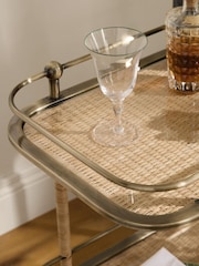 Nina Campbell Antique Brass Sagano Drinks Table - Image 3 of 7