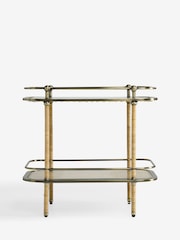 Nina Campbell Antique Brass Sagano Drinks Table - Image 5 of 7