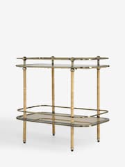 Nina Campbell Antique Brass Sagano Drinks Table - Image 6 of 7
