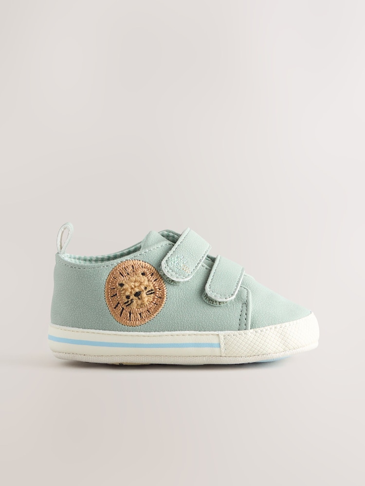 Green Safari Touch Fastening Baby Trainers (0-2mths) - Image 2 of 5