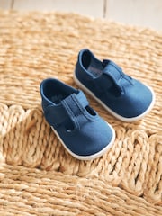 Navy Crawler T-Bar Baby Shoes (0-2mths) - Image 4 of 9