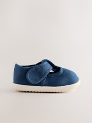Navy Crawler T-Bar Baby Shoes (0-2mths) - Image 5 of 9