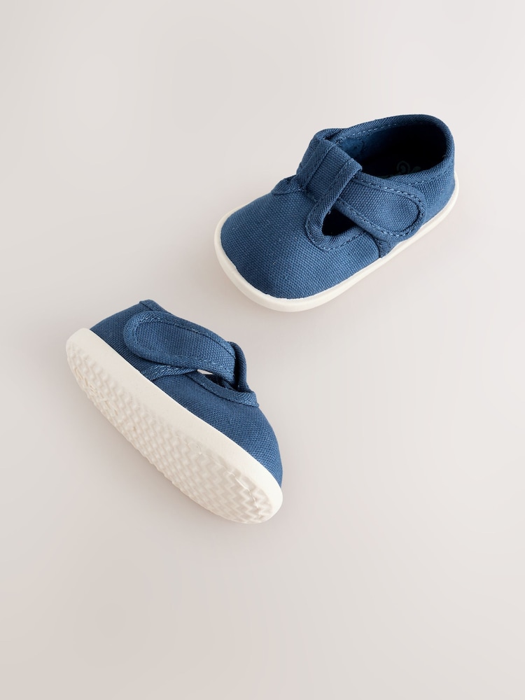 Navy Crawler T-Bar Baby Shoes (0-2mths) - Image 9 of 9 Navy Crawler T-Bar Baby Shoes (0-2mths) - Image 9 of 9