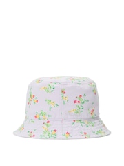 Victoria's Secret PINK Purple Whisper Floral Reversible Bucket Hat - Image 2 of 3