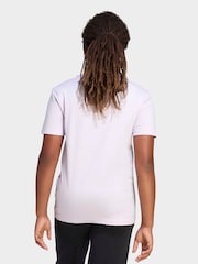 adidas Purple Essentials Kids T-Shirt - Image 2 of 6