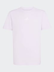 adidas Purple Essentials Kids T-Shirt - Image 6 of 6