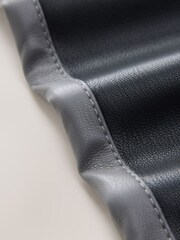 Nothing Ordinary Black Faux Leather Side Stripe Trousers - Image 11 of 11