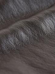 Nothing Ordinary Chocolate Brown Faux Leather Barrel Leg Trousers - Image 2 of 6