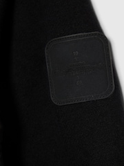 River Island Black Padded Hybrid Hoodie Jacket - Image 4 of 5