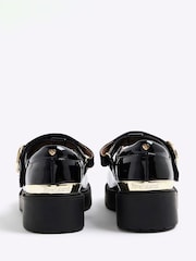 River Island Black Girls T Bar Mary Jane Shoes - Image 3 of 4