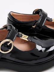 River Island Black Girls T Bar Mary Jane Shoes - Image 4 of 4