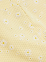 River Island Girls Daisy Bow Rib Top Set - Bild 5 von 5