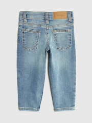 River Island Blue Tapered Fit Boys Stretch Jeans - Image 2 of 4