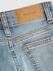 River Island Blue Tapered Fit Boys Stretch Jeans - Image 4 of 4