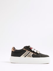 River Island Leopard Print Charm Trainers - Imagen 1 de 3