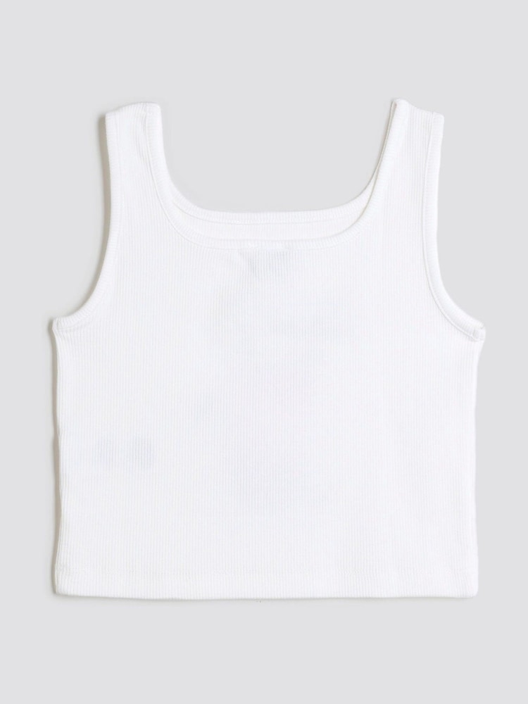 River Island Girls Bubble T-Shirt Tank Top - Imagen 2 de 4