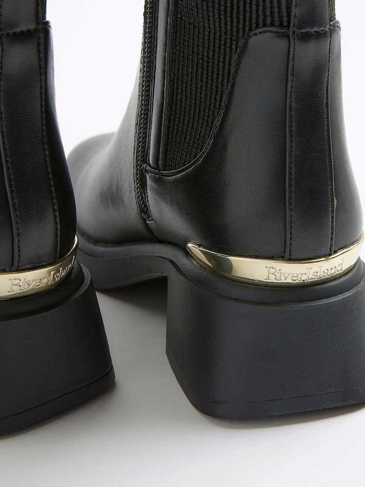 River Island Gusset Knee High Boots - Bild 5 von 5