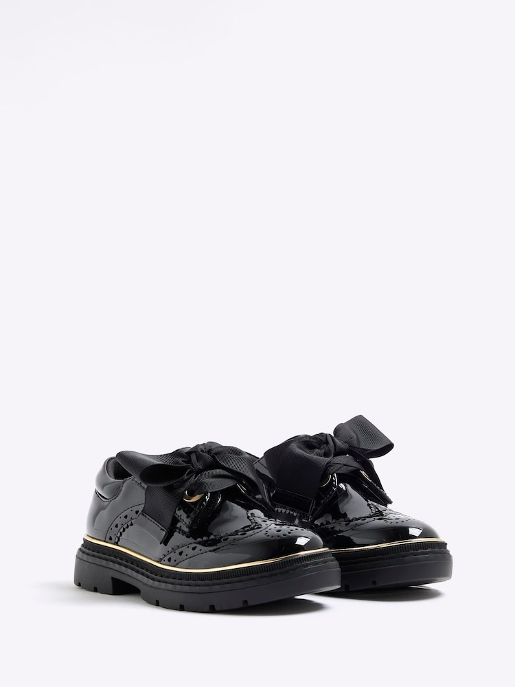 River Island Girls Bow Brogue Shoes - Bild 2 von 5