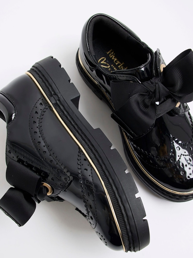 River Island Girls Bow Brogue Shoes - Bild 5 von 5