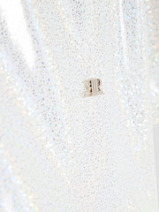River Island White Girls Glitter Rainmac Coat - Image 5 of 5