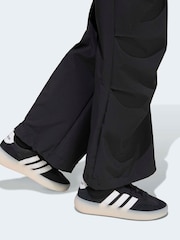 adidas Black Future Icons Wide Stretch Trousers - Image 5 of 6