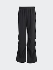 adidas Black Future Icons Wide Stretch Trousers - Image 6 of 6