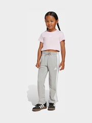 وردي - adidas 3-Stripes Baby T-Shirt and Jogger Little Kids Set - صورة 1 من 10