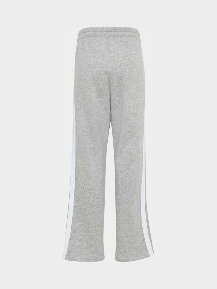 وردي - adidas 3-Stripes Baby T-Shirt and Jogger Little Kids Set - صورة 10 من 10