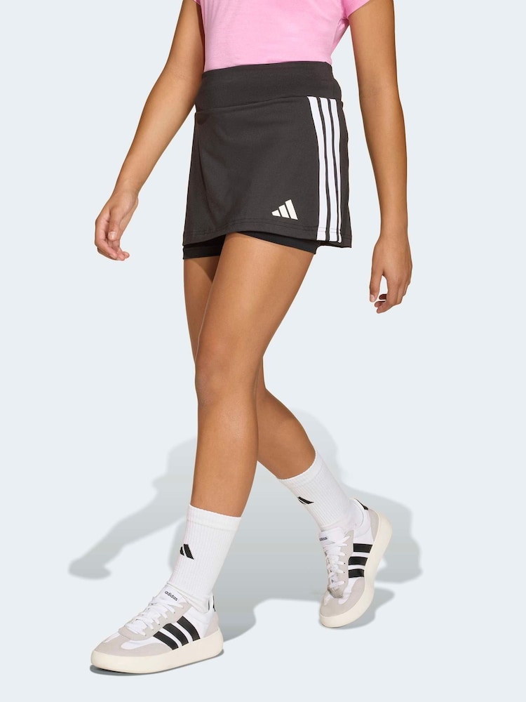 adidas Black Train Essentials 3-Stripes Shorts - Image 1 of 6