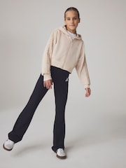 adidas Brown Animal Zip Crop Hoodie - Image 2 of 7