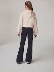 adidas Brown Animal Zip Crop Hoodie - Image 3 of 7