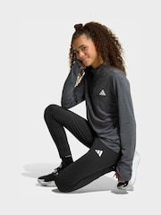 adidas Black Train Essentials 3-Stripes Leggings - Image 5 of 6