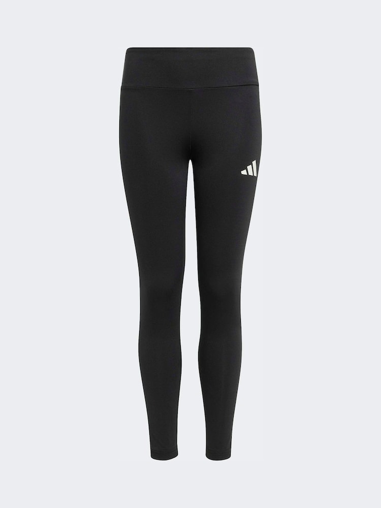 adidas Black Train Essentials 3-Stripes Leggings - Image 6 of 6