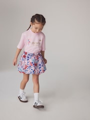 adidas Originals Pink Liberty London T-Shirt and Skirt Little Kids Set - Image 1 of 7