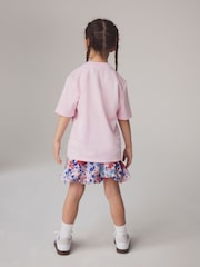 adidas Originals Pink Liberty London T-Shirt and Skirt Little Kids Set - Image 2 of 7