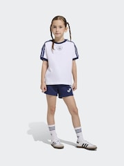 adidas Originals White Disney Alice in Wonderland T-Shirt and Shorts Little Kids Set - Image 1 of 8