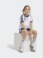adidas Originals White Disney Alice in Wonderland T-Shirt and Shorts Little Kids Set - Image 3 of 8