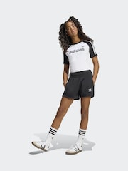 adidas Originals High Waist Waffle Shorts - Imaginea 3 din 6