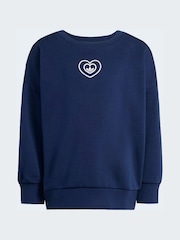 블루 - Adidas Original Disney 이상한 나라의 앨리스 스웨트셔츠 & 레깅스 아동 세트 - 10의 이미지 9