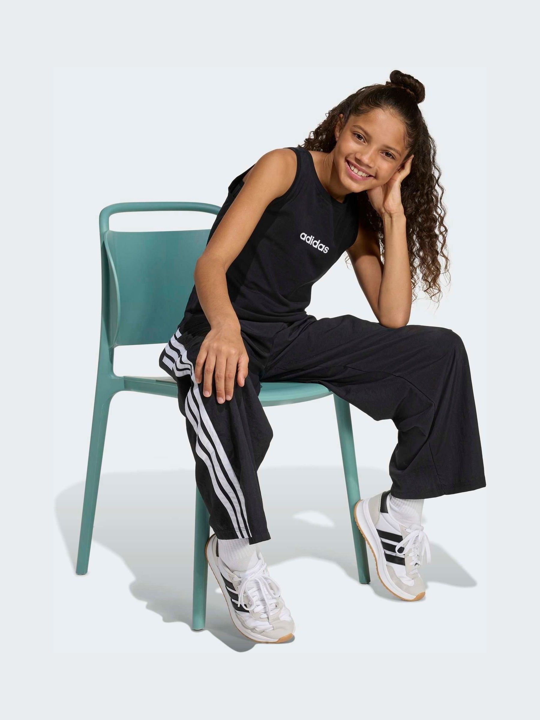 トップス (NEO) Buy adidas Black Linear Jersey Tank Top from Next USA