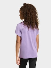 adidas Purple V-Neck Climacool T-Shirt - Image 2 of 5