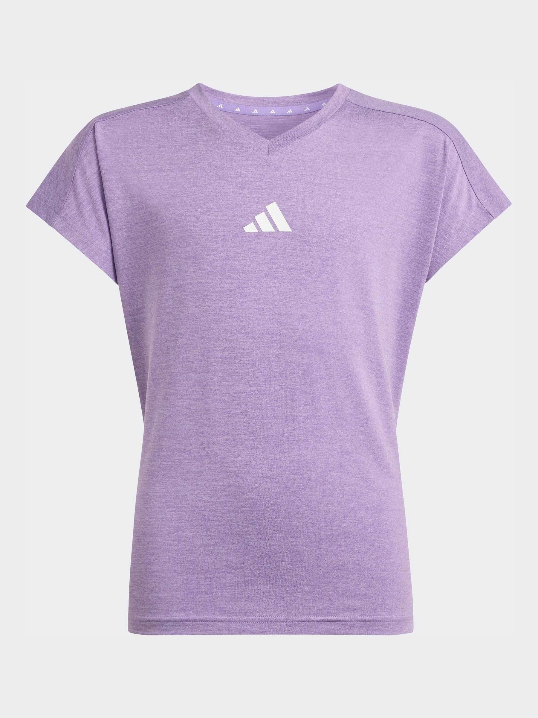 Buy adidas Purple V-Neck Climacool T-Shirt from Next USA