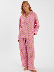 Accessorize Marigold Print Long Pyjamas Set - صورة 1 من 4