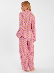 Accessorize Marigold Print Long Pyjamas Set - صورة 2 من 4