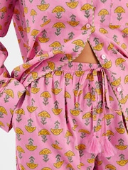Accessorize Marigold Print Long Pyjamas Set - صورة 3 من 4